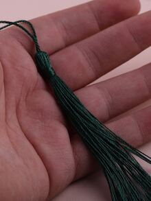 10 cái/bộ Tua Rua Phụ Kiện Trang Sức Tự Làm - Màu xanh lá cây đậm - Xem 2