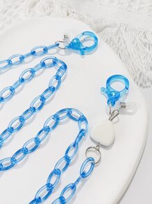 幾何裝飾口罩鏈 - 彩色 - 查看 4