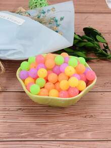 100 Cái/bộ 12Mm Vòng Silicon Đính Hạt Bộ Cho Dây Chuyền, Vòng Tay, Móc Chìa Khóa Ô Tô, Tự Làm Đồ Thủ Công-Số Lượng Lớn Silicone Màu Sắc Ngẫu Nhiên Hạt Nhiều Màu Sắc - Nhiều màu - Xem 2