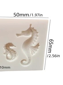 1入組海馬設計DIY矽膠模具