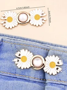 1入組雛菊設計腰扣