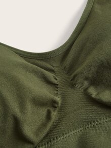 Plus Solid Wireless Bra