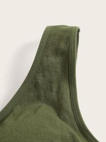 Plus Solid Wireless Bra