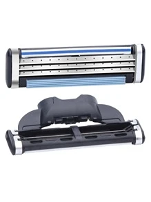 8 piezas Hombres Cabezal de repuesto Maquinilla de afeitar barba - Multicolor - Ver 4