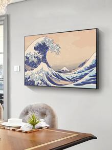 Mô hình sóng Tự làm bức tranh kim cương không có khung - Nhiều màu - Xem 1