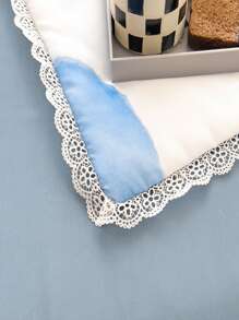 Bộ ga trải giường chần bông họa tiết hoạt hình không có chất độn - trắng - Xem 4