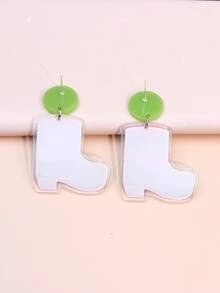 Boots Drop Earrings - Multicolor - View 2