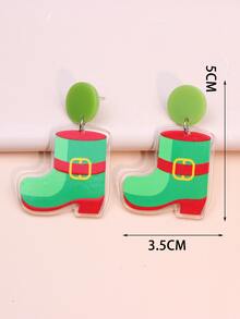 Boots Drop Earrings - Multicolor - View 3