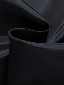 Áo khoác Nam Dây kéo màu trơn Giải trí - màu đen - Xem 6