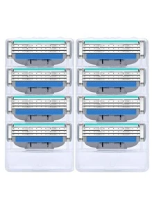 8pcs Men Shaver Blade Head - Multicolor - View 1