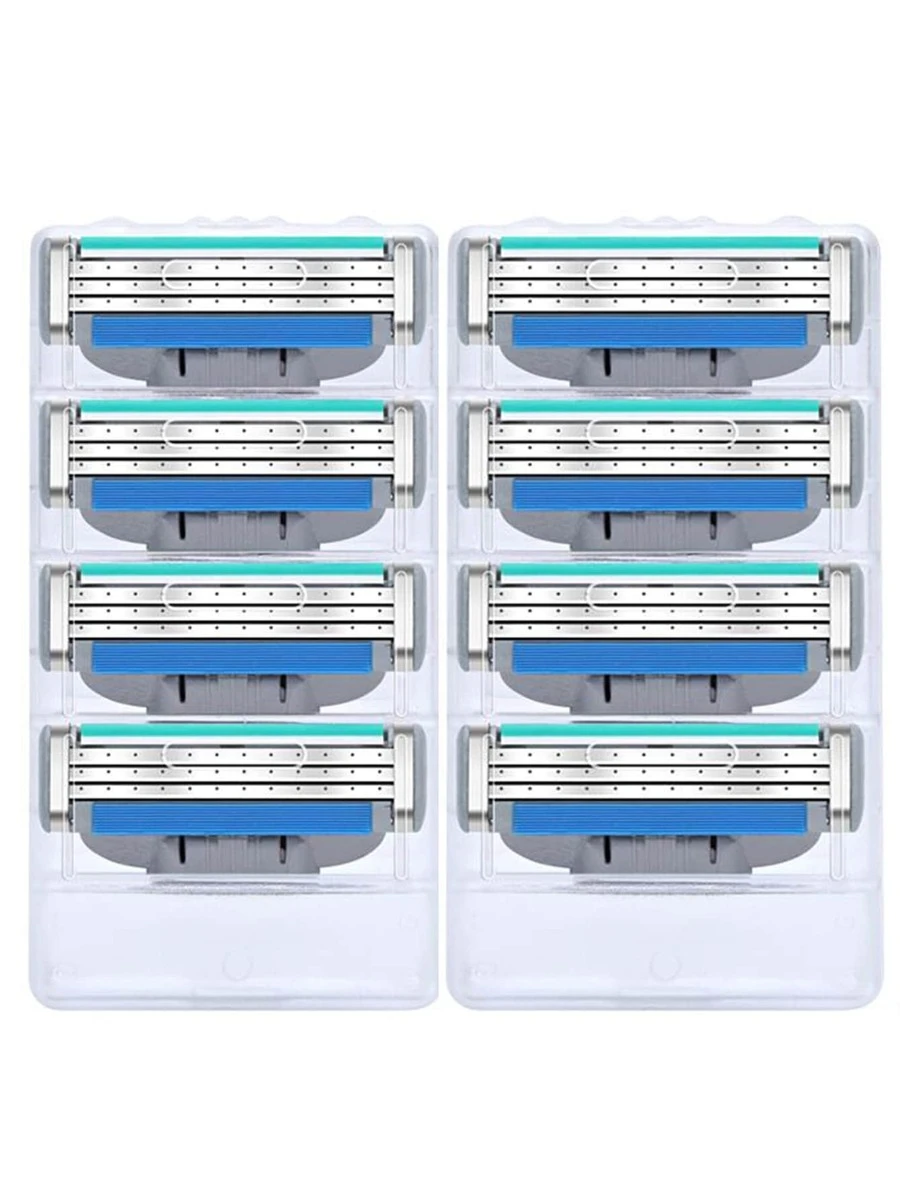 8pcs Men Shaver Blade Head - Multicolor - View 1
