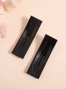 2 piezas Horquilla con diseño de diamante de imitación - Multicolor - Ver 2