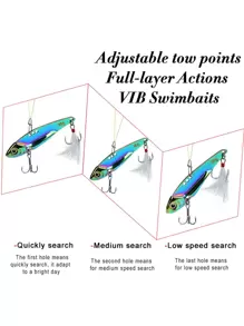 PRO BEROS 1入組反光亮片魚餌 - 彩色 - 查看 5