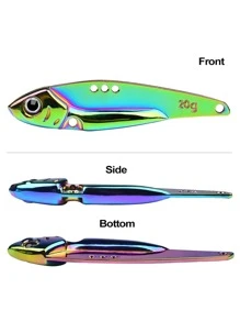 PRO BEROS 1入組反光亮片魚餌 - 彩色 - 查看 6