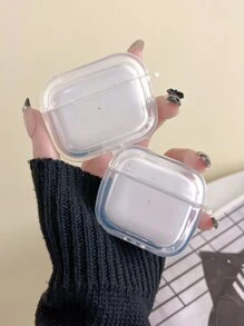 Funda protectora transparente compatible con AirPods 1/2/3/Pro/Pro2/AirPods 4