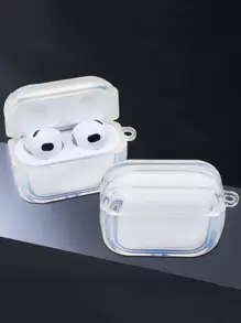 Funda protectora transparente compatible con AirPods 1/2/3/Pro/Pro2/AirPods 4