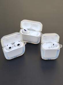 Funda protectora transparente compatible con AirPods 1/2/3/Pro/Pro2/AirPods 4