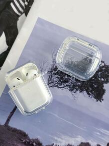 Funda protectora transparente compatible con AirPods 1/2/3/Pro/Pro2/AirPods 4