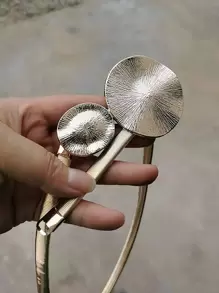 1pc Women's Gold Color Metal Spring Simple & Fashionable Elastic Waist Chain Elegant Summer, School Fall, Autumn, Halloween