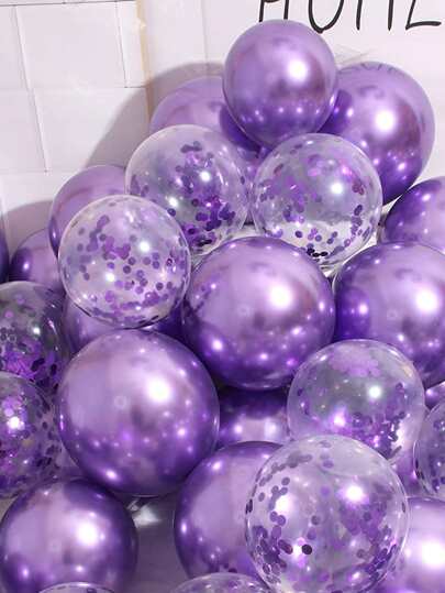 20 件金色闪光气球套装，派对和装饰气球，圣诞节