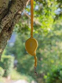 1pc Mango Shaped Plastic Pet Leash - Yellow - View 3