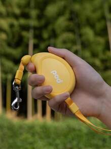 1pc Mango Shaped Plastic Pet Leash - Yellow - View 4