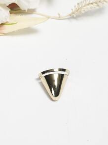 2pcs Women Copper Alloy Shoes Accessories, Cone Design Shoe Decoration For Pumps