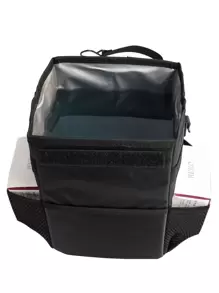 1pc 6l Waterproof Car Garbage Can - Black - View 4