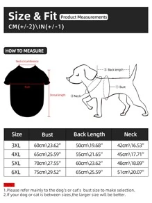 1入組卡通小熊貼布寵物外套 - 紅色 - 查看 8