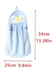 1 khăn giấy hoạt hình Penguin Penguin - Màu xanh lam - Xem 2