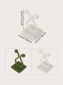 10 cái Ngẫu nhiên Thực vật Leo lên Tường Kẹp Cố định - màu xanh lá - Xem 2