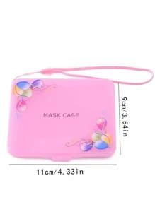 1入組愛心圖案隨機口罩盒 - 彩色 - 查看 6