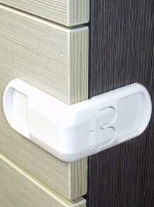 1 cái Khóa trẻ em - trắng - Xem 5