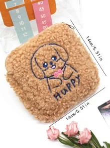 1pc Cartoon Graphic Random Sanitary Napkin Storage Bag - Multicolor - View 7