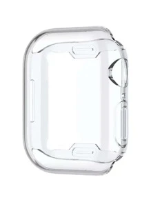 1pc Clear Case Compatible With Apple Watch - Clear - View 2