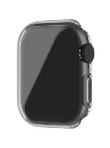 1pc Clear Case Compatible With Apple Watch - Clear - View 4