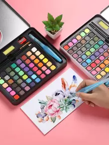 1set Mixed Color Watercolor Set - Multicolor - View 1