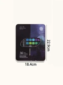 1set Mixed Color Watercolor Set - Multicolor - View 3