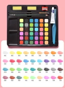 1set Mixed Color Watercolor Set - Multicolor - View 5