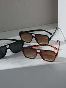 3pairs Tortoiseshell Frame Sunglasses For A Vintage Look Sunglasses Beach Sun Glasses Beach Accessories For Women Sun Glasses Sunglasses Shades Basics And Suit For Sweater Jeans Sweatpants Hoodie Jackets Dress And Long Sleeve Shirt Fashionable Shade Elegant Outfit Family Outings Travel Vacation Holiday For Summer Beach Vacation,Outdoor,Travel - Multicolor - View 4