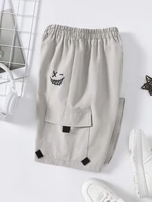 男孩側翻蓋口袋短褲