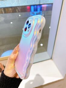 Vỏ điện thoại trong suốt có khung hình gợn sóng - Nhiều màu - Xem 2