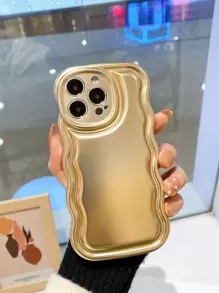 Vỏ điện thoại khung lượn sóng - Vàng - Xem 1