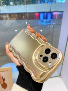 Vỏ điện thoại khung lượn sóng - Vàng - Xem 2