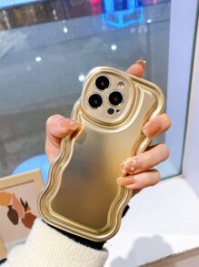 Vỏ điện thoại khung lượn sóng - Vàng - Xem 6