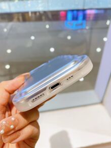 Gestructureerd telefoonhoesje - Zilver - Bekijken 6