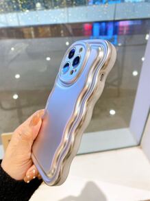 Gestructureerd telefoonhoesje - Zilver - Bekijken 7