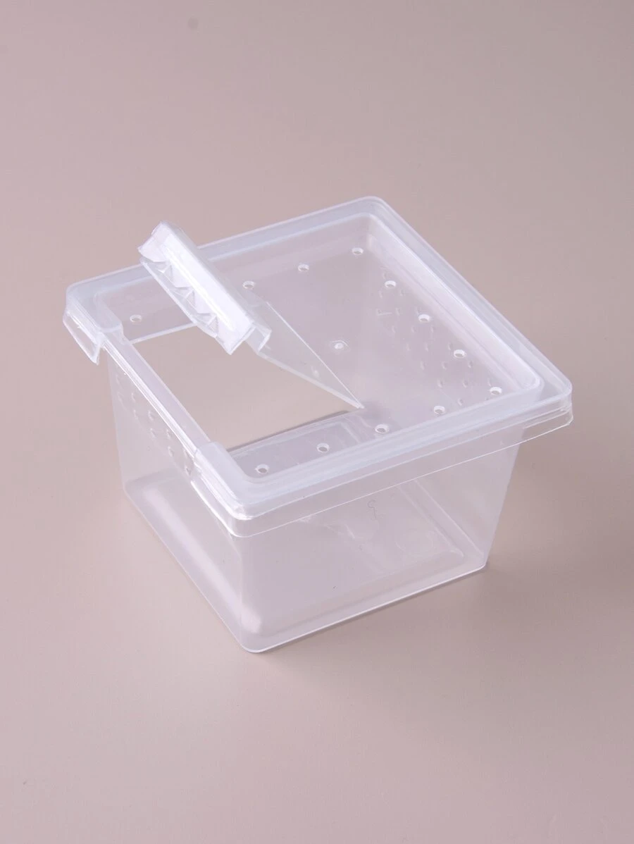 1pc Clear Plastic Insect Feeding Box | SHEIN USA