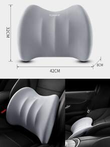 Almohada de soporte lumbar para automóvil - Gris - Ver 3