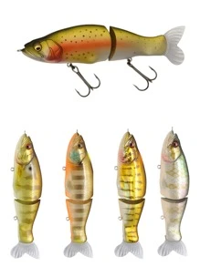 Mồi câu cá giả thiết kế cá 1 cái - Nhiều màu - Xem 1